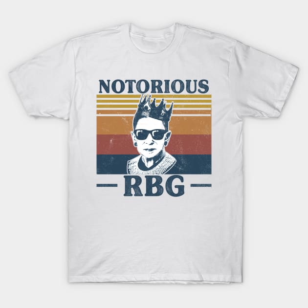 Retro Notorious RBG T-Shirt by salsiant